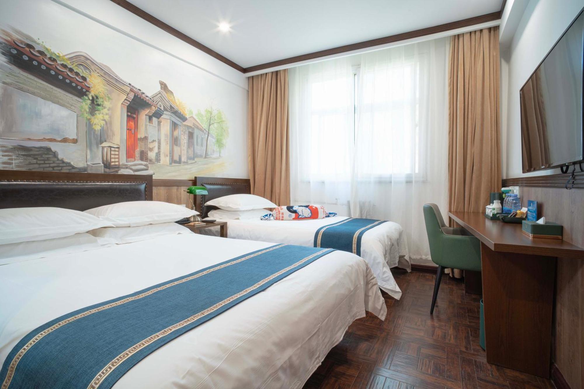 Time Traveller Hotel- Near Beijing Yonghe Lama Temple, Ghost Street, Beihai Park, Jingshan Park, Drum Tower, Houhai Bar Street, Tian'Anmen Square, Located In Beijing Traditional Hutongs, 5 Minutes Away From Subway, Free Laundry Serive Exterior foto